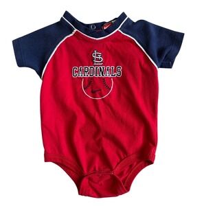 Vintage Nike St. Louis Cardinals Onesie Baby Boy 12 Months MLB Baseball Sporty